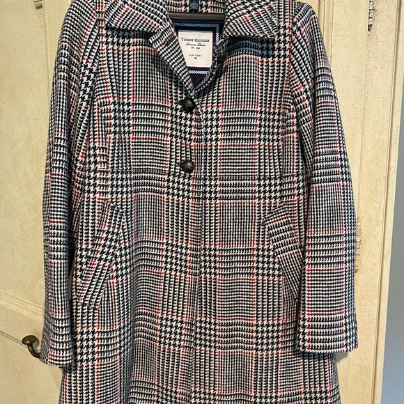 Tommy Hilfiger Plaid wool coat - Picture 2 of 4